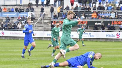 Bild: zg
Drazen Misic (grünes Trikot, vorne) verlässt die DJK Gebenbach und wechselt in die Landesliga Nordost zum SC Schwabach 04.