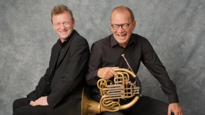 Bild: Peter Adamik/exb
Klaus Wallendorf, Andreas Kowalewitz: Ein lustiger Abend mit Musikkabarett ist eine echte Besonderheit im Programm des Kammermusikkreises.