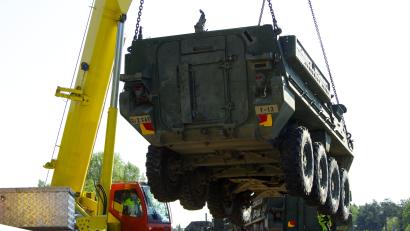 Bild: Capt. Jennifer Cruz
Müssen die Stryker-Panzer weg aus Vilseck? Neue Berichte nähren Spekulationen um den Abzug von US-Soldaten?