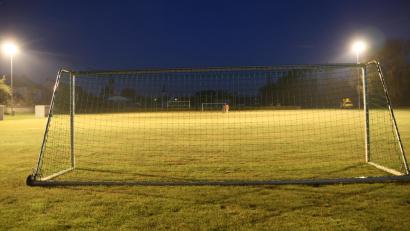 Bild: obl
Sehr gute Aussichten hat der Fußball-Kreisklassist ASV Michelfeld nun auf seinem B-Platz in der Sportanlage in der Langgräfe mit den neu eingestellten LED-Strahlern.