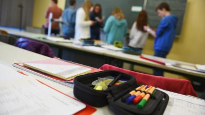 Symbolbild: Felix Kästle
Die Mittelschule Kümmersbruck ist die einzige Mittelschule im Schulverbund Unteres Vilstal, die eine gebundene Ganztagsschule anbietet.