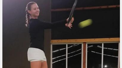 Bild: Sven Lindberg
Ran an den Tennisball: Genau das macht Luise Baumgärtner Spaß. Nun darf sie sich über einen großen Erfolg in ihrem Lieblingssport freuen.