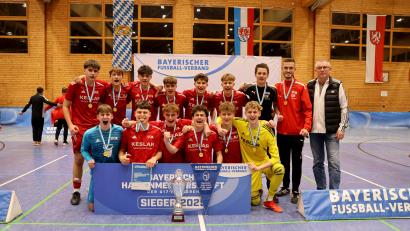 Bild: Pia Mögn/BFV
Der FC Memmingen ist Bayerischer Futsalmeister bei den U17-Junioren.