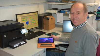 Bild: jr
Jahrelang war im Büro des Konnersreuther Bauhofs der Arbeitsplatz von Alfons Haberkorn. Von hier aus hat er die Wasserversorgung überwacht.