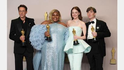 Bild: Jordan Strauss/Invision/AP
Vier Oscar-Preisträger kehren bei den 97. Academy Awards auf die Bühne zurück. (Archivbild)