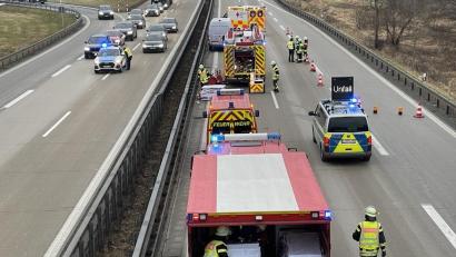 Bild: za
Auf der A93 bei Luhe-Wildenau hat sich ein Unfall ereignet.