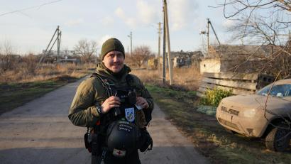 Bild: Alexander Krauß/exb
Dreieinhalb Wochen war der Kodlitzer Alexander Krauß über Neujahr an der Front des Ukrainekrieges, um humanitäre Hilfe zu leisten.