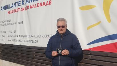 Bild: mas
Mit großem Erfolg leitet Rudolf Kneidl die Ambulante Krankenpflegestation der Pfarrei St. Georg und ist ein leidenschaftliches Kolpingmitglied.