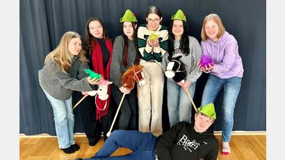Bild: Frank Ebel/exb
Studierende der Berufsfachschule für Musik in Sulzbach-Rosenberg haben ein Liederprojekt gestartet.