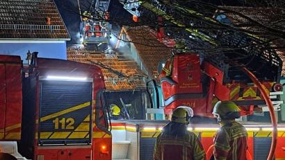 Bild: Jessica Fechner
In Windischeschenbach hat am Donnerstagabend eine Garage gebrannt.