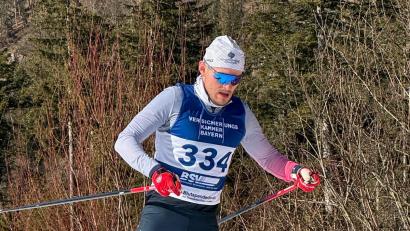Bild: chl
Jonathan Epp siegte über zehn Kilometer in der freien Technik und sicherte sich den Titel des Bayerischen Meisters.