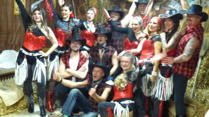 Bild: hme
Beim Faschingsball des SV Kohlberg begeisterten die "Senioritas" und die "Hot Burritos" mit ihrem Auftritt.