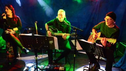 Bild: Kunz
"FranKa & the Tiny Mister" spielen auf der Live-Stage.