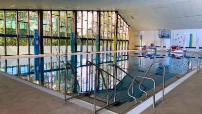 Bild: Michaela Graf/exb
Das Hallenbad in Dachelhofen erweitert seine Kapazitäten für die Nutzung durch Vereine.