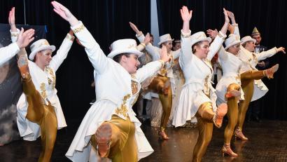 Bild: Petra Hartl
Begeisterungsstürme erntete die Prinzengarde der Knappnesia auch beim Gardetreffen der Oberpfalz für ihren Showtanz „Cirque Nouveau“.