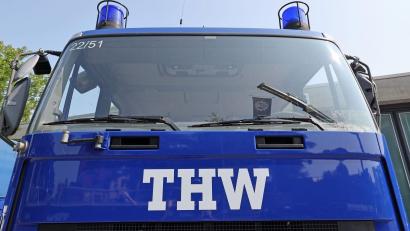 Bild: Bernd Wüstneck/dpa
Auch das Technische Hilfswerk war im Einsatz. (Symbolbild)