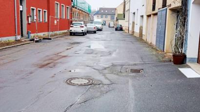 Bild: fpoz
Die Braustraße hat erhebliche Schäden. Die Bauarbeiten sollen im nächsten Jahr erfolgen.