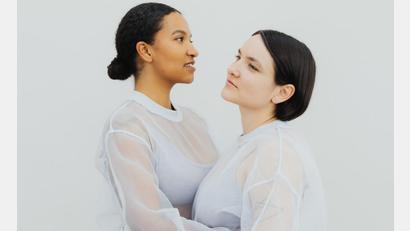 Bild: Lea Fleck/exb
Das Duo Olicía macht "Handmade Loop-Jazz".