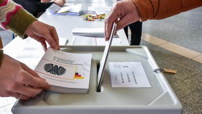 Bild: Stephan Huber
Am 23. Februar wird in Deutschland gewählt. Wie hier in der Max-Josef-Schule Amberg.