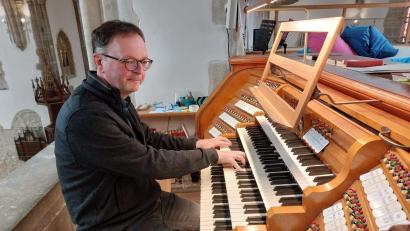 Bild: Gerald Fink/exb
Gerald Fink spielt in Erbendorf ein Orgelkonzert.