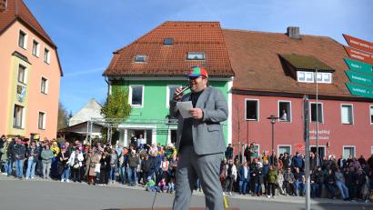 Bild: gi
Durchs Programm führte in fernsehreifer Manier Peter Wittmann (Boderpeder).
