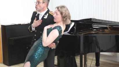 Bild: pi
Irene Wetzler-Mittmann und Joachim Scheibl legen sich voll ins Zeug.