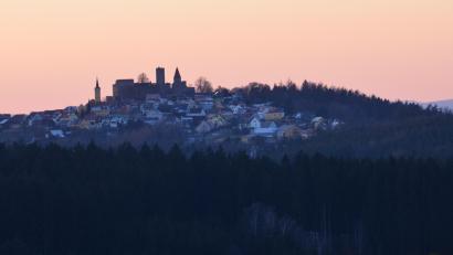 Bild: dob
Leuchtenberg in der untergehenden Sonne.