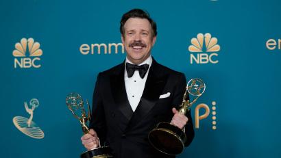 Bild: Jae C. Hong/Invision/AP/dpa
Hauptdarsteller Jason Sudeikis gewann für „Ted Lasso“ Emmys. (Archivbild)