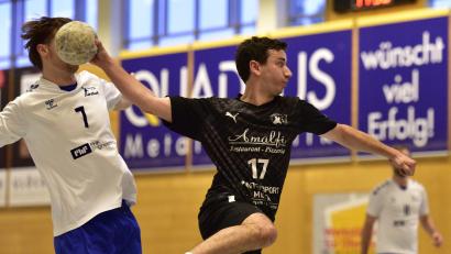 Bild: mhs
Johannes Ziereis (Szene aus dem Spiel gegen Wackersdorf) war auch gegen den TB Roding sehr agil unterwegs.