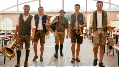 Bild: Bockl-Blech
Der Abschlussabend der Neustädter Sommerserenaden 2025 gehört den Musikanten von Bockl-Blech aus Waidhaus.