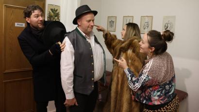 Bild: Theaterverein Dieterskirchen/exb
Die Proben beim Theaterverein Dieterskirchen laufen auf Hochtouren. Premiere ist am Ostersonntag, 20. April.