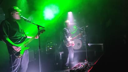 Bild: rg
Grün ist die Indierock-Hoffnung: "Van Holzen" beim Konzert in der "Sünde".
