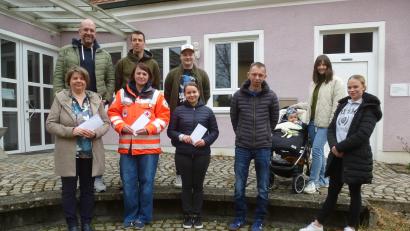 Bild: Siegfried Bock
Andreas Malzer übergab insgesamt 1500 Euro für die Jugendarbeit