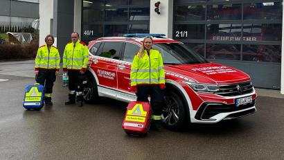 Bild: amö
Alexandra Killermann, Thomas Ettl und Sonja Lingl (von links) sind zum Einsatz bereit.