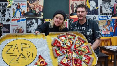 Bild: Stephan Huber
Cindy Michel und Mario Michel-Albert in ihrem neuen Lokal ZapZap in Amberg.