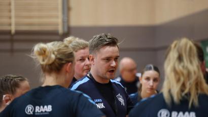 Bild: Dieter Jäschke
Niklas Deml coacht letztmals die Damen der HSG Weiden.