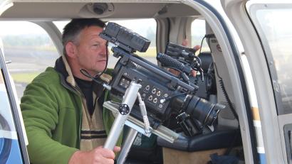 Bild: Strobel
Bernd Strobel beim Filmen in den Anden.