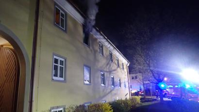 Bild: Kreisbrandinspektion Cham
Feuer in einem Kloster.