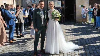 Bild: Bettina Rüppel
Andreas Rüppel und Linda Potzner haben in Königstein geheiratet.