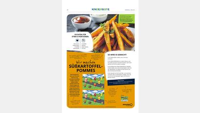 Bild: Oberpfalz Medien
Rezept Süßkartoffel-Pommes