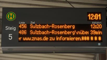 Symbolbild: Wolfgang Steinbacher
Bauarbeiten zwischen Obersdorf und Altmannshof sorgen für Änderungen auf der Buslinie 456 (Amberg–Poppenricht–Sulzbach-Rosenberg).