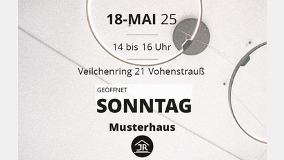 Bild: exb
Das Musterhaus von Reger Bau kann man am Sonntag, 13. April, besichtigen.