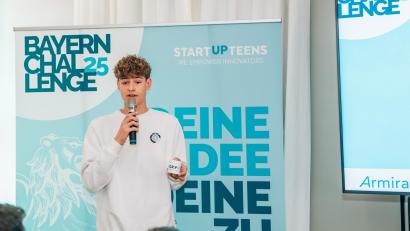 Bild: Joscha Queisser
Michael Ehbauer aus Amberg landete auf Platz 3 des Schülerwettbewerbs Bayern-Challenge.
