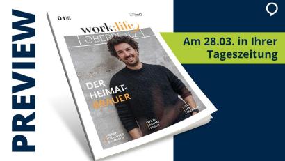 Bild: Agentur PR &amp; Content
„work:life“ – die Beilage mit spannenden Themen, ehrlichen Einblicken und neuen Perspektiven rund um Beruf, Freizeit und Lebensstil.