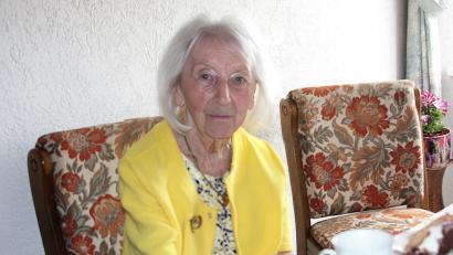 Bild: wro
Erika Müller feierte ihren 85. Geburtstag daheim.