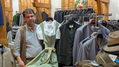 Bild: wrl
Michael Ebnet im Laden in Dietersdorf: Er führt das Unternehmen in dritter Generation.