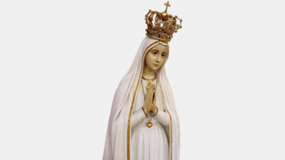 Bild: mas
Die 1,15 Meter große und aus Zedernholz geschnitzte deutsche Fatima-Pilgermadonna kommt für vier Tage in die Wallfahrtskirche St. Felix.