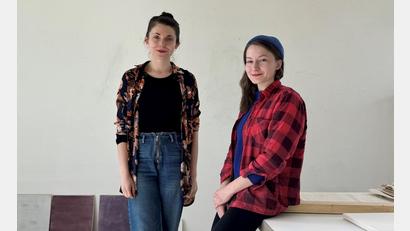 Bild: Clemens Mayer/exb
Die tschechischen Künstlerinnen Hana Sommerová und Karolína Šulcová öffnen am Samstag ihre Ateliers.