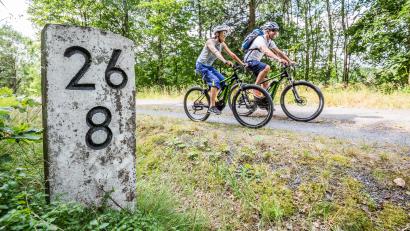 Symbolbild: @Oberpfälzer Wald/Thomas Kujat
Radfahrer auf dem Freundschaftsradweg im Landkreis Schwandorf