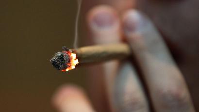 Symbolbild: Oliver Berg/dpa
Ein Fahrgast eines Reisebusses muss sich wegen der Einfuhr von Marihuana strafrechtlich verantworten.